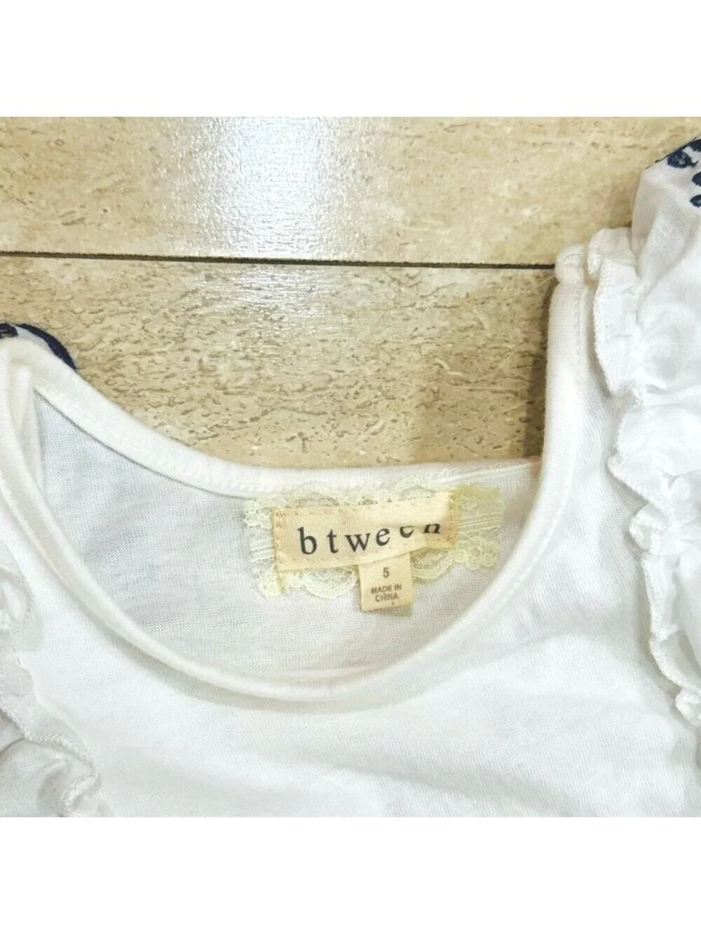 Btween Girls Matching Set with Headband 5T
